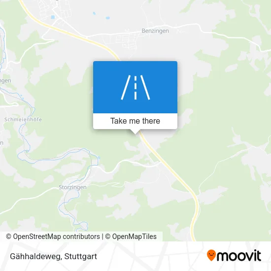 Карта Gähhaldeweg