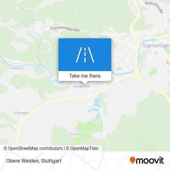 Карта Obere Weiden