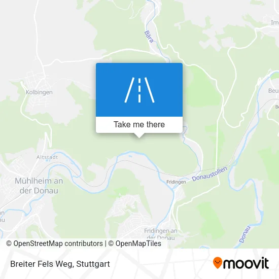 Карта Breiter Fels Weg