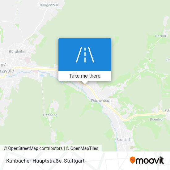 Kuhbacher Hauptstraße map