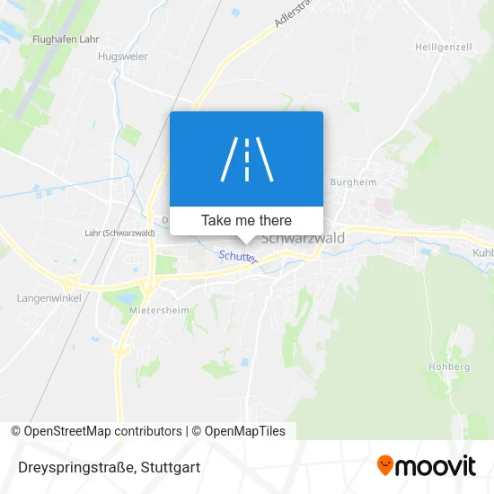 Карта Dreyspringstraße