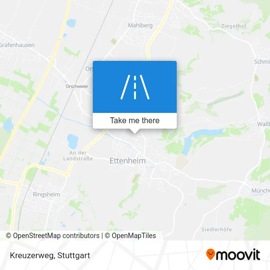 Карта Kreuzerweg