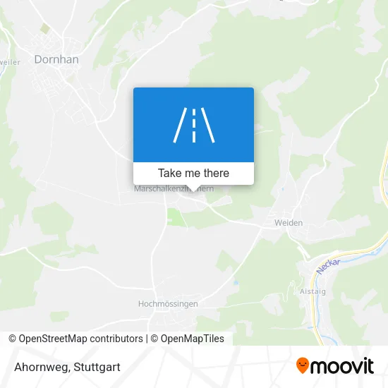 Ahornweg map