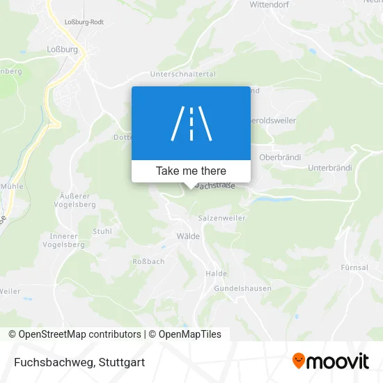 Карта Fuchsbachweg