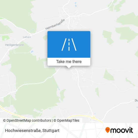 Hochwiesenstraße map