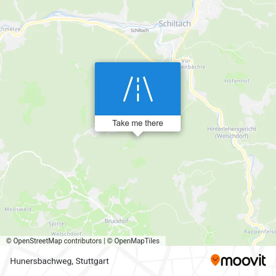 Карта Hunersbachweg