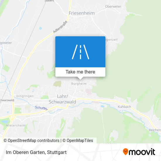 Карта Im Oberen Garten