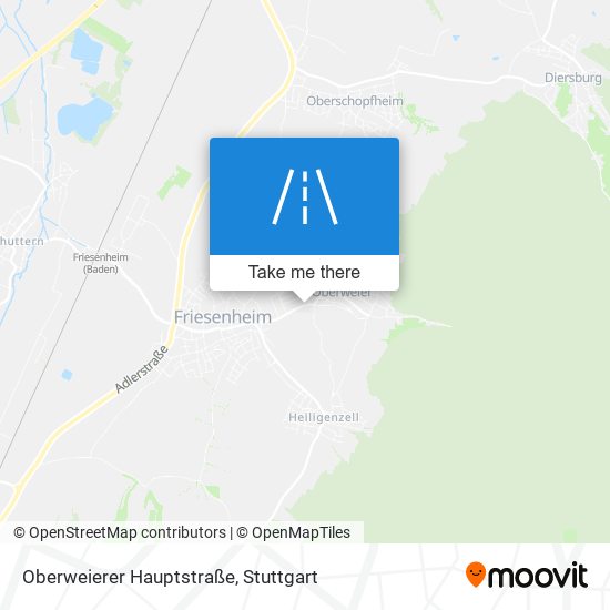 Oberweierer Hauptstraße map