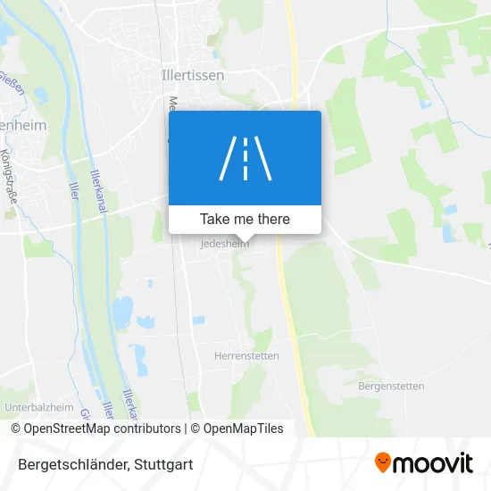 Карта Bergetschländer