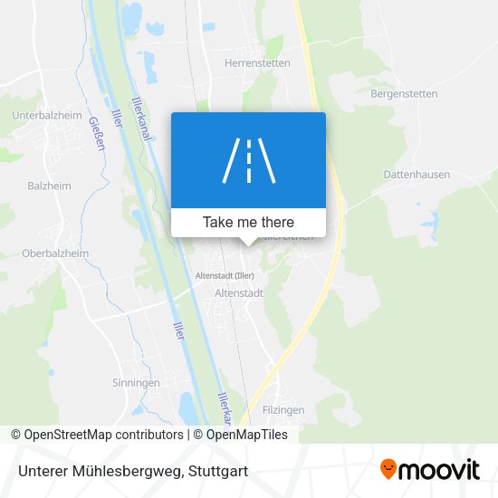 Unterer Mühlesbergweg map