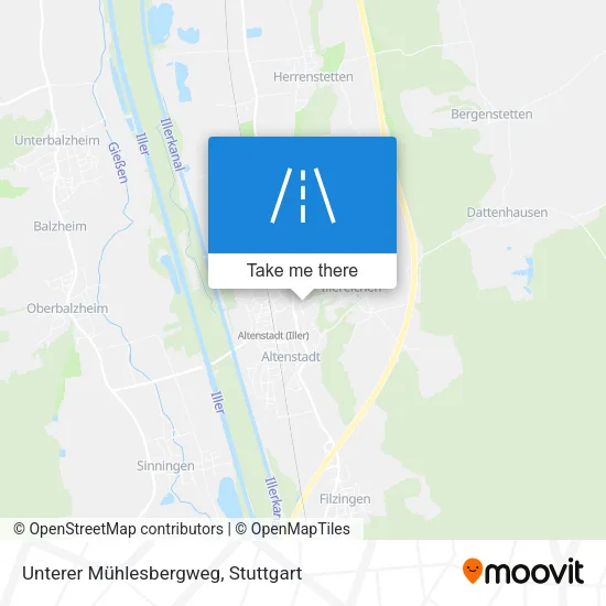 Карта Unterer Mühlesbergweg