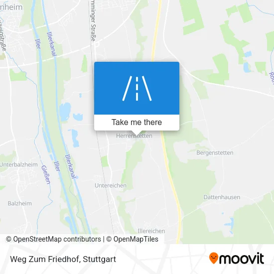 Карта Weg Zum Friedhof