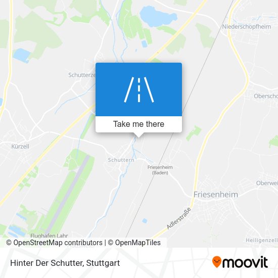 Карта Hinter Der Schutter