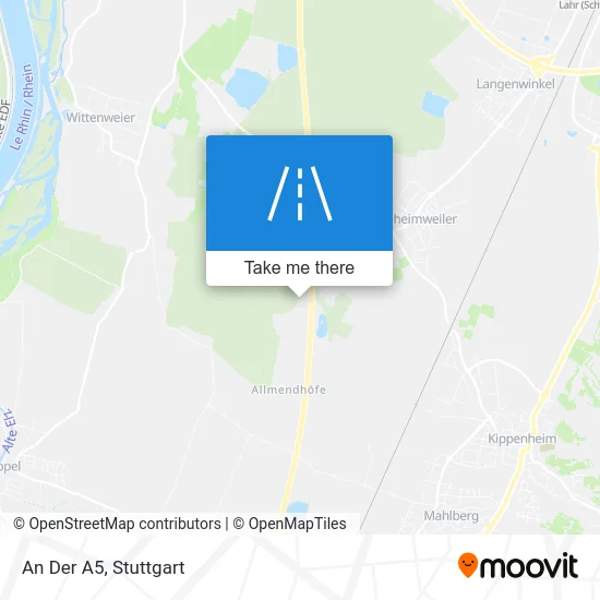 An Der A5 map