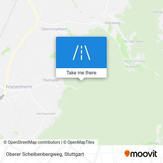 Карта Oberer Scheibenbergweg