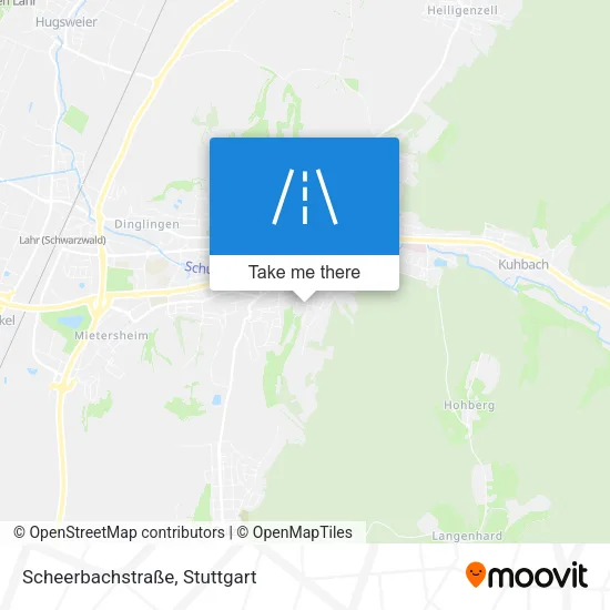 Карта Scheerbachstraße