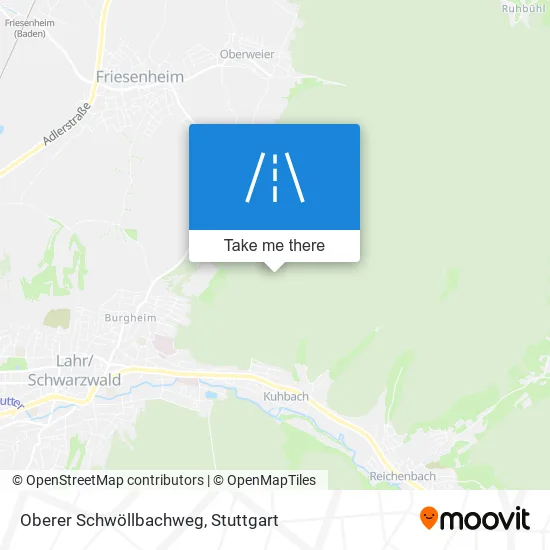 Карта Oberer Schwöllbachweg