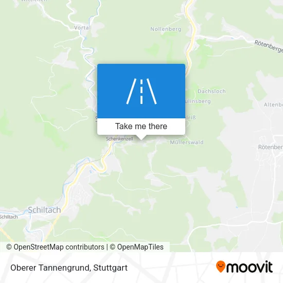 Карта Oberer Tannengrund