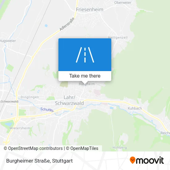 Карта Burgheimer Straße