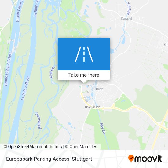 Карта Europapark Parking Access