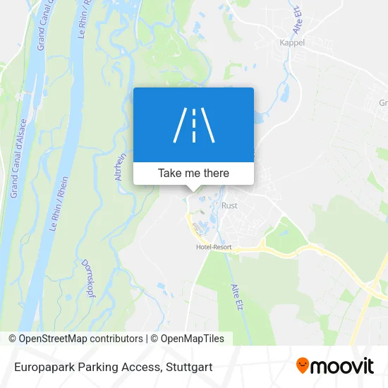Карта Europapark Parking Access