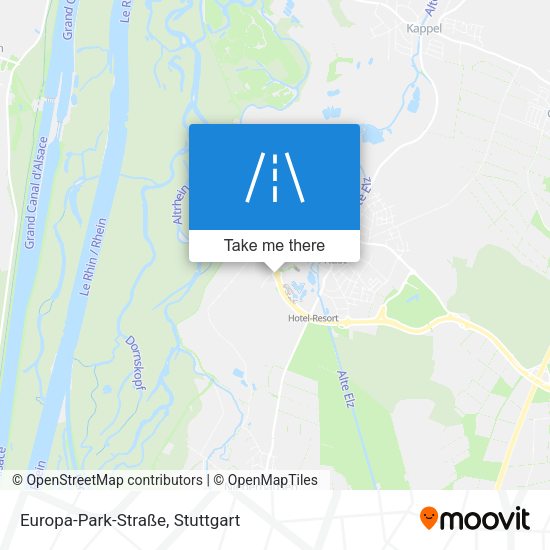 Europa-Park-Straße map
