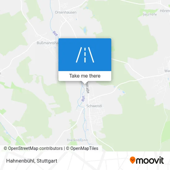 Hahnenbühl map