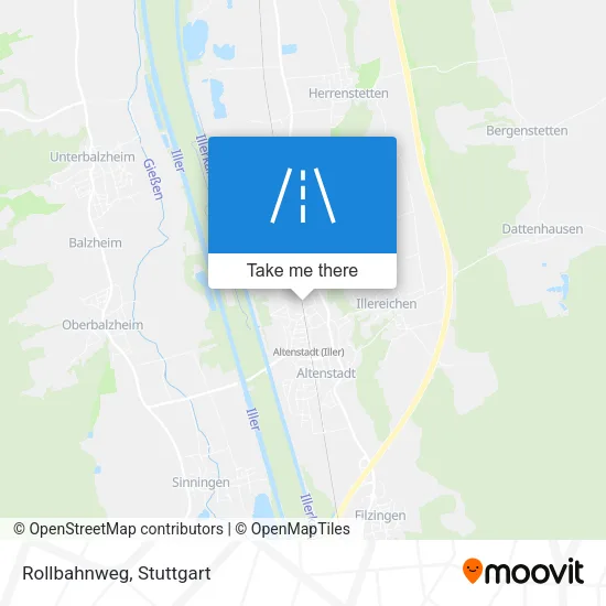 Карта Rollbahnweg