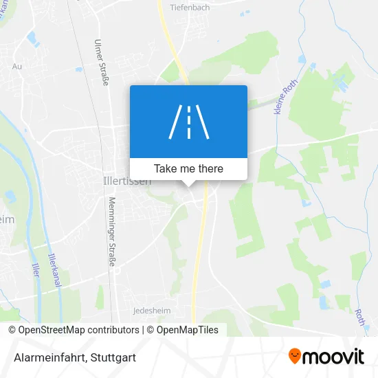 Карта Alarmeinfahrt