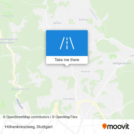 Карта Höhenkreuzweg