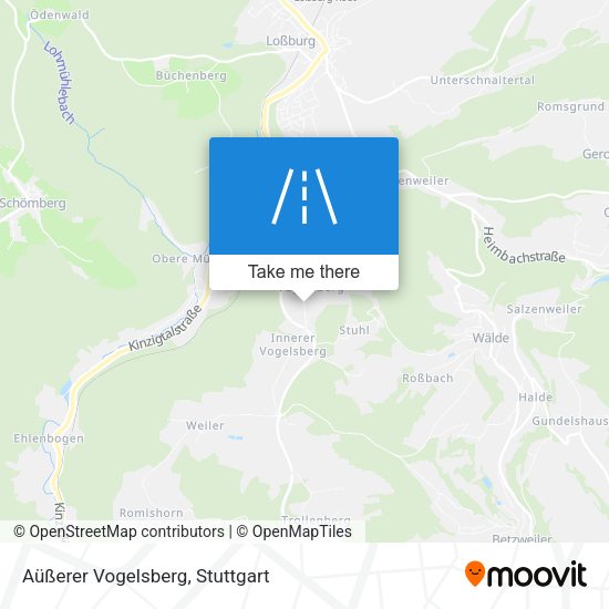 Aüßerer Vogelsberg map