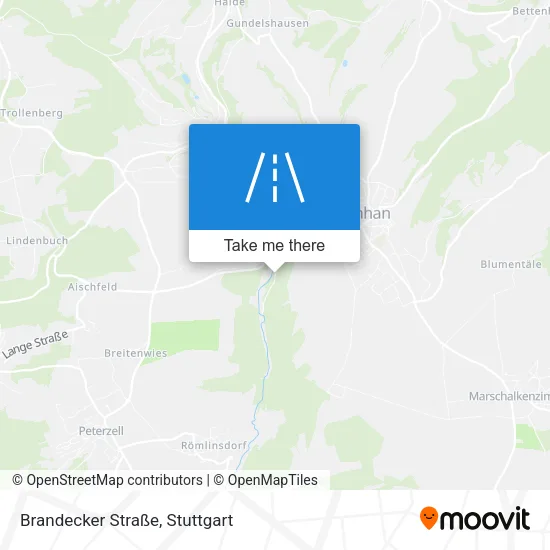 Карта Brandecker Straße