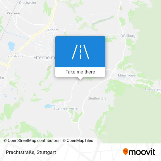 Prachtstraße map