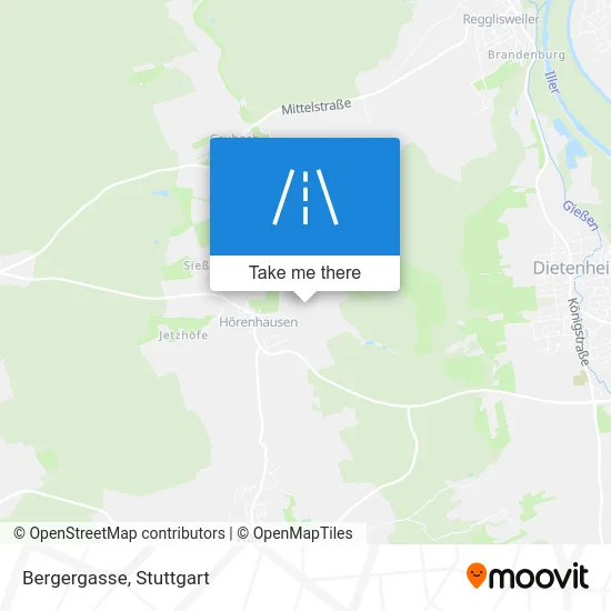 Карта Bergergasse