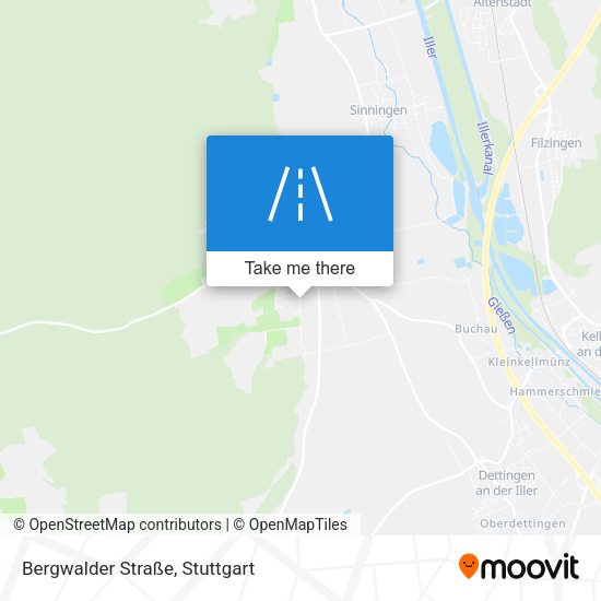 Bergwalder Straße map