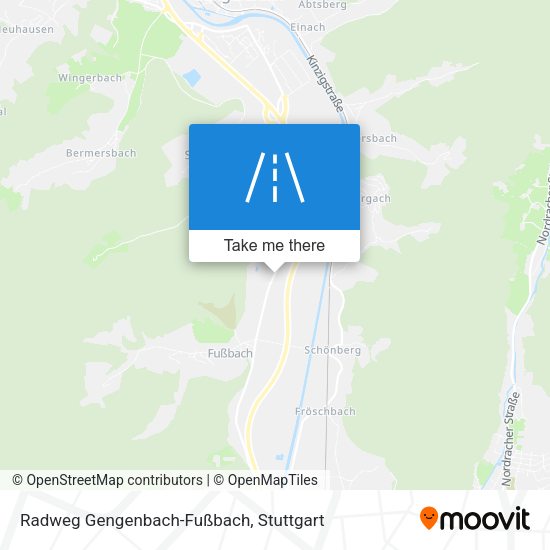 Radweg Gengenbach-Fußbach map
