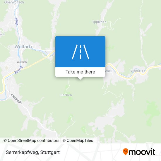 Карта Serrerkapfweg