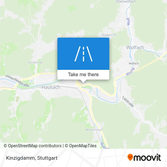 Карта Kinzigdamm