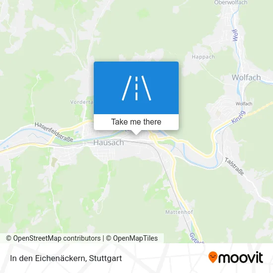 Карта In den Eichenäckern