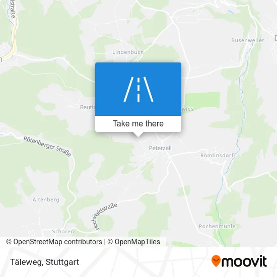Карта Täleweg