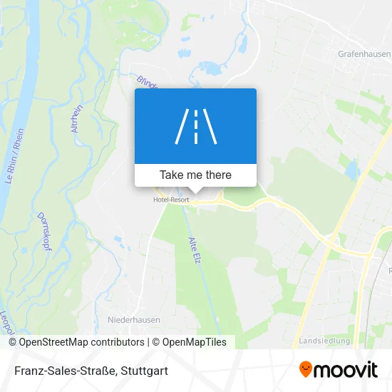 Карта Franz-Sales-Straße