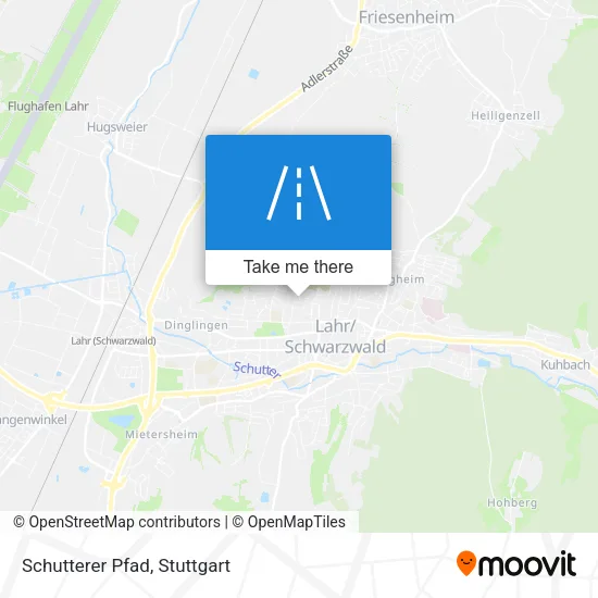 Карта Schutterer Pfad