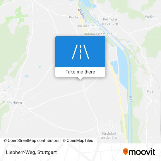 Карта Liebherr-Weg