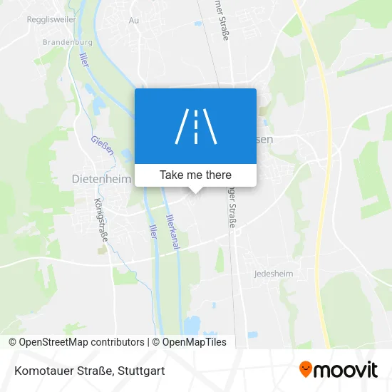 Komotauer Straße map