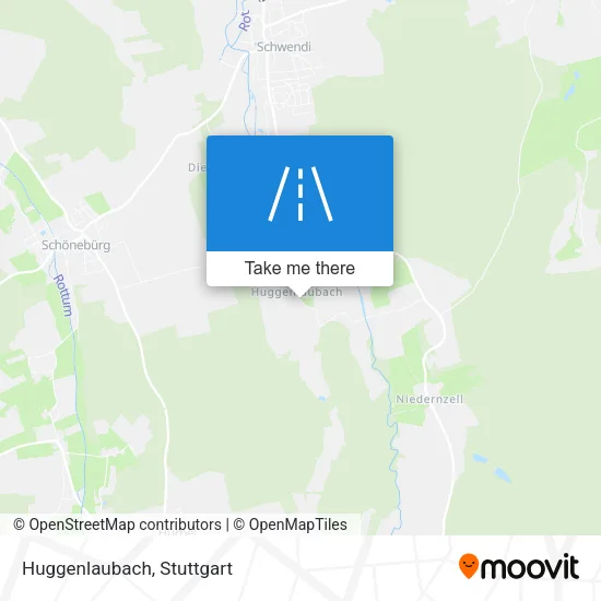 Карта Huggenlaubach