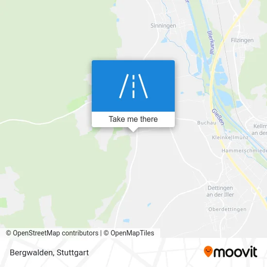 Карта Bergwalden