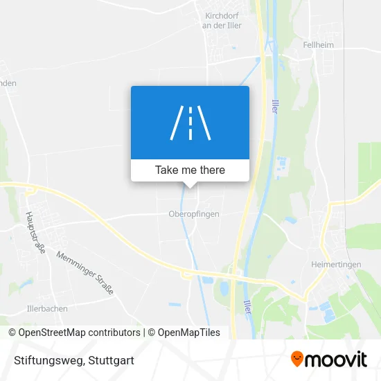 Карта Stiftungsweg