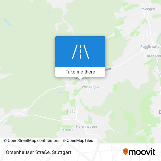 Orsenhauser Straße map