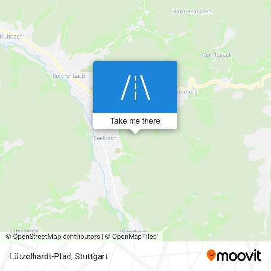 Lützelhardt-Pfad map