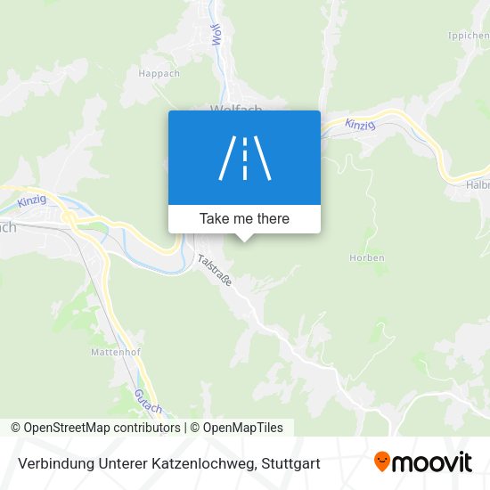 Карта Verbindung Unterer Katzenlochweg